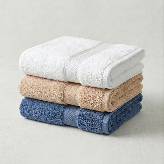 White, Beige, Blue