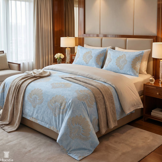 Blue Zari Paisley