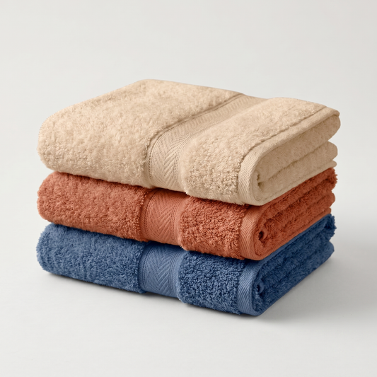 Beige, Brown, Blue