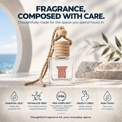 Azure Drift Fine Fragrance for Car | Fresh Marine, Sea Salt & Driftwood Scent